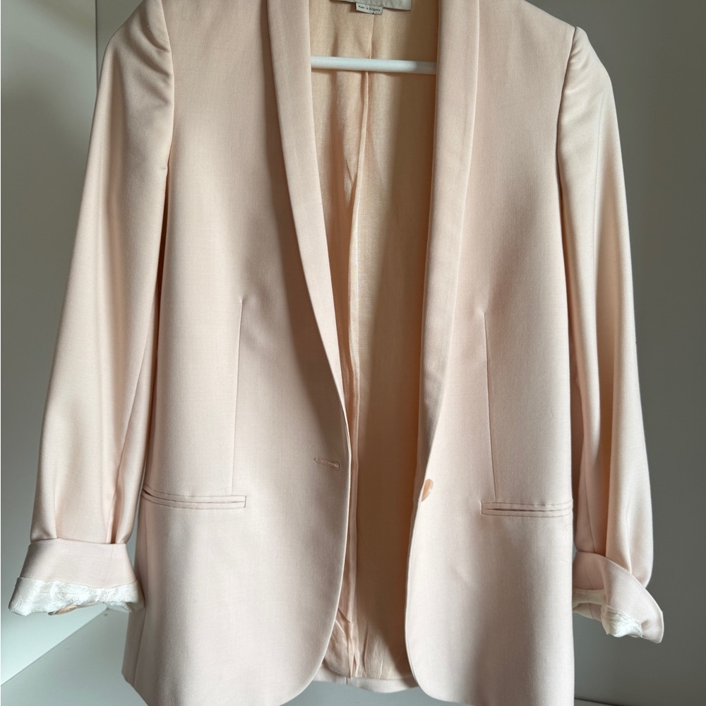 Stella McCartney Blush Pink Women's Blazer - Size 36